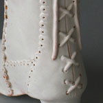 Genevieve Victorian Wedding Ceramic Boot